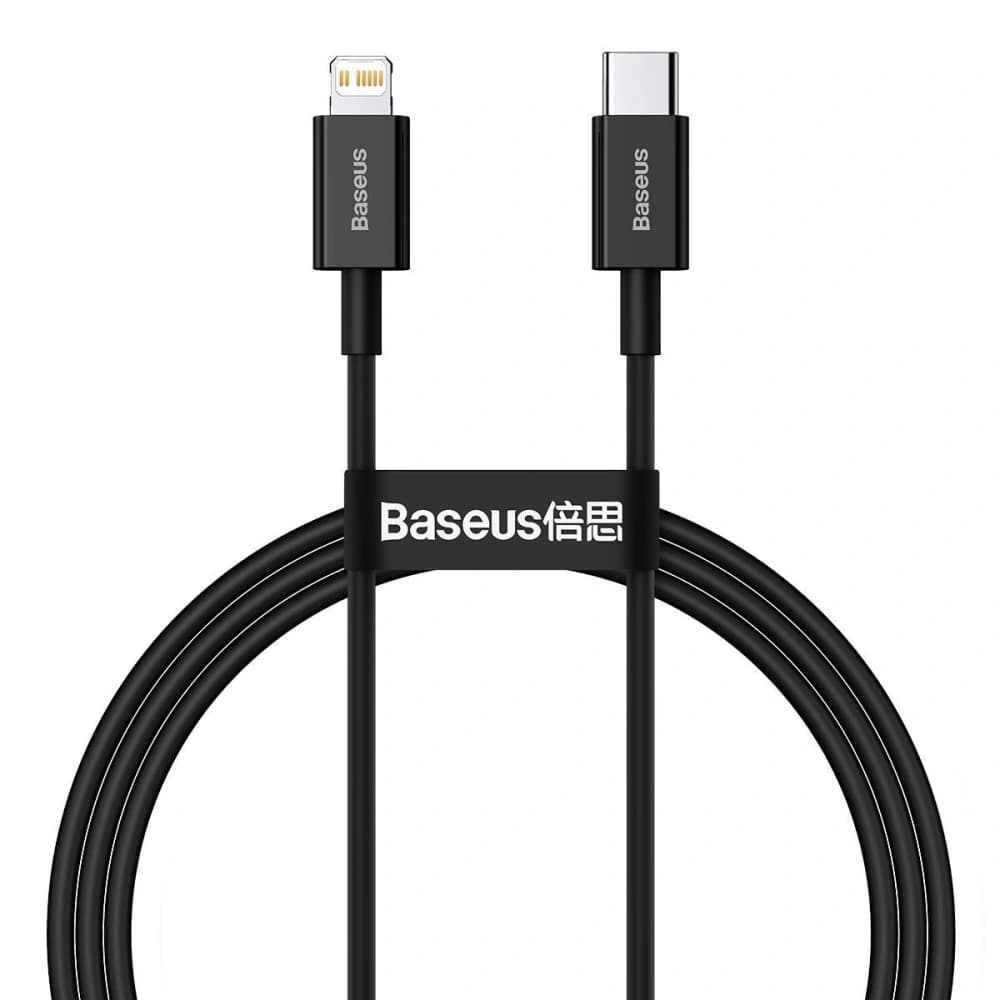 Baseus Superior Series Cable USB-C - Lightning, 20W, PD, 1m (black) - 1