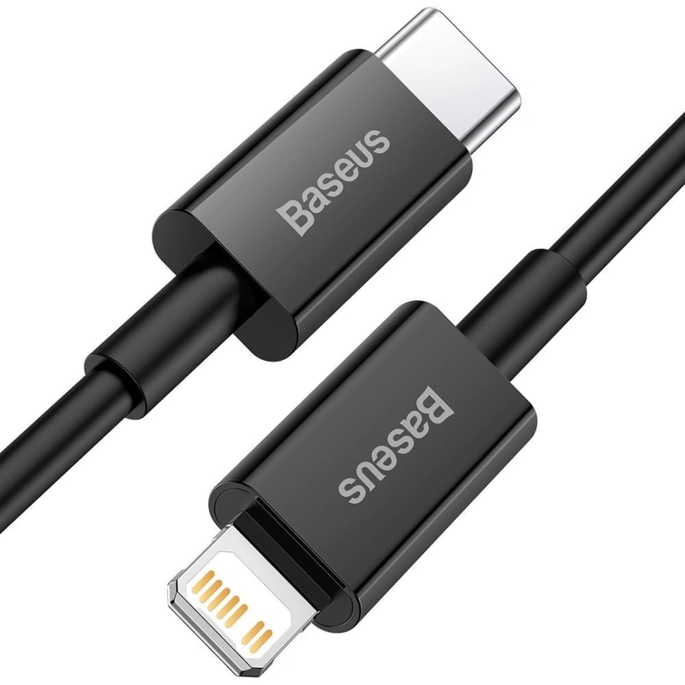 Baseus Superior Series Cable USB-C - Lightning, 20W, PD, 1m (black) - 2
