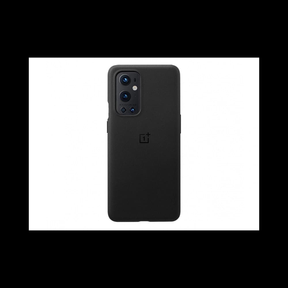 OnePlus Gehäuse 9 Pro Sandstone Bumper Case Schwarz - 1