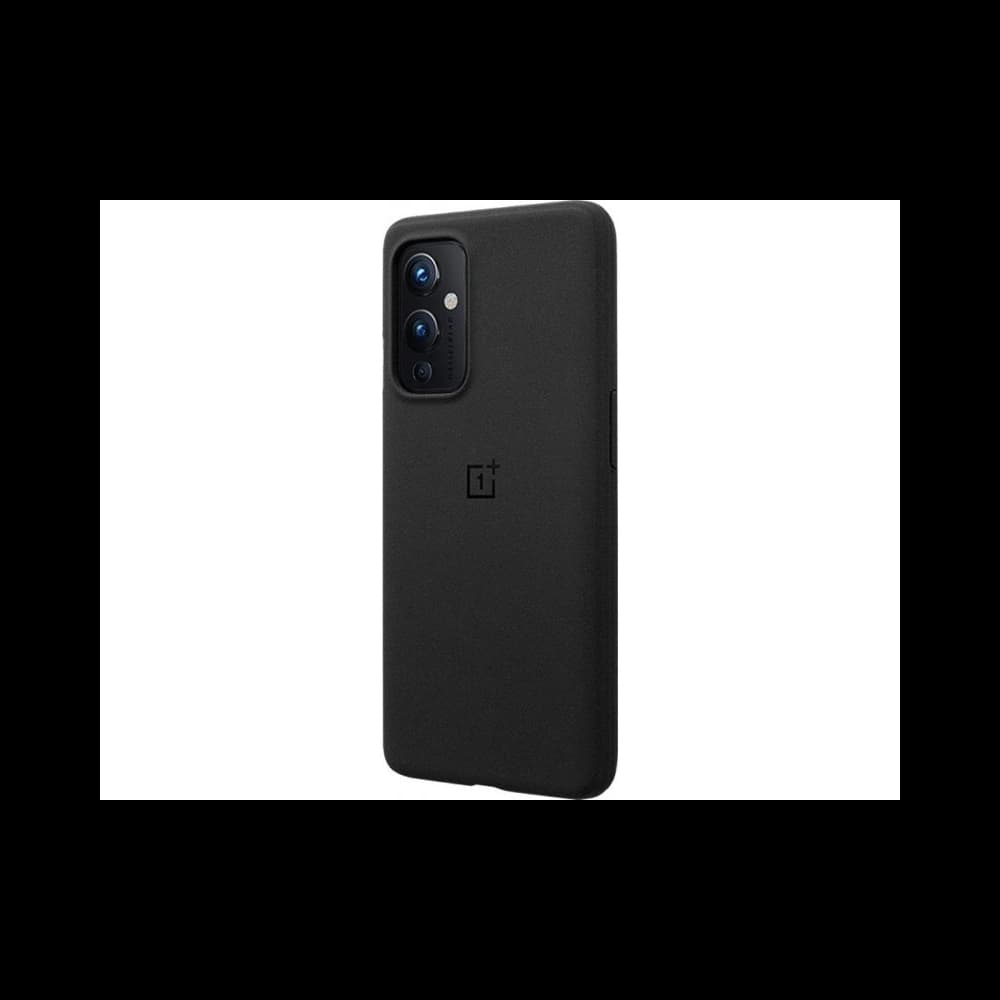 OnePlus 9 Sandstone Bumper Case Black - 2