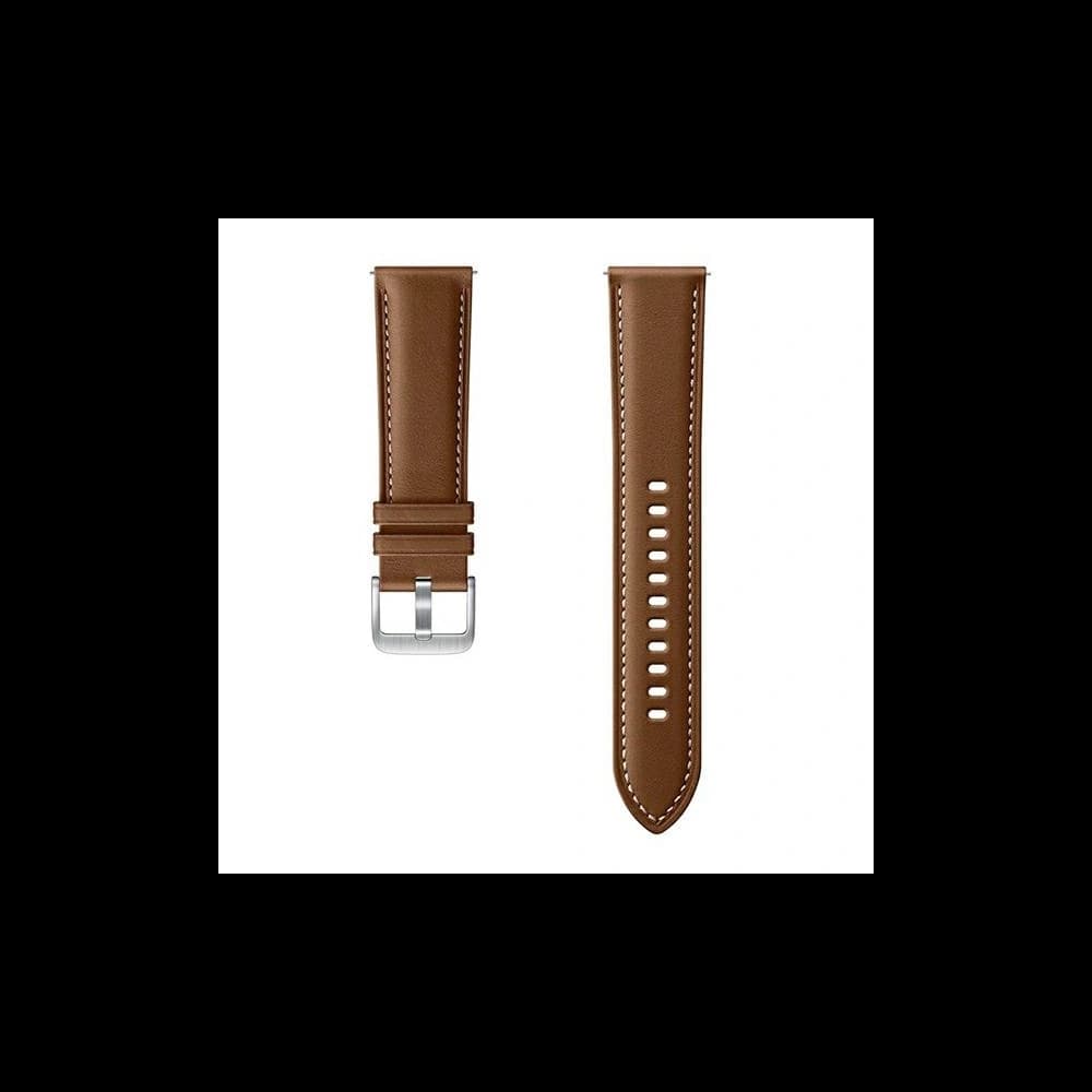 Samsung Galaxy Watch 22mm ET-SLR84LAEGEU Stitch Leather Strap brown - 1