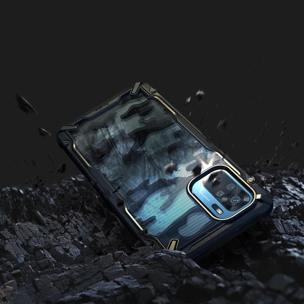 Ringke Fusion-X Design Redmi Note 10/10S Camo (Moro) Black - 5