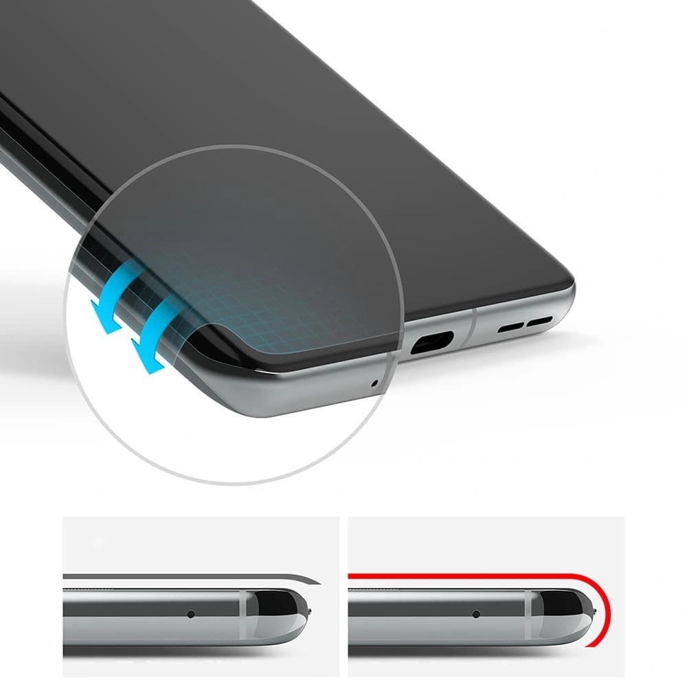 Ringke OnePlus Hydrogel-Folie Dual Easy Wing Full Cover 9 Pro [2 PACK] - 4