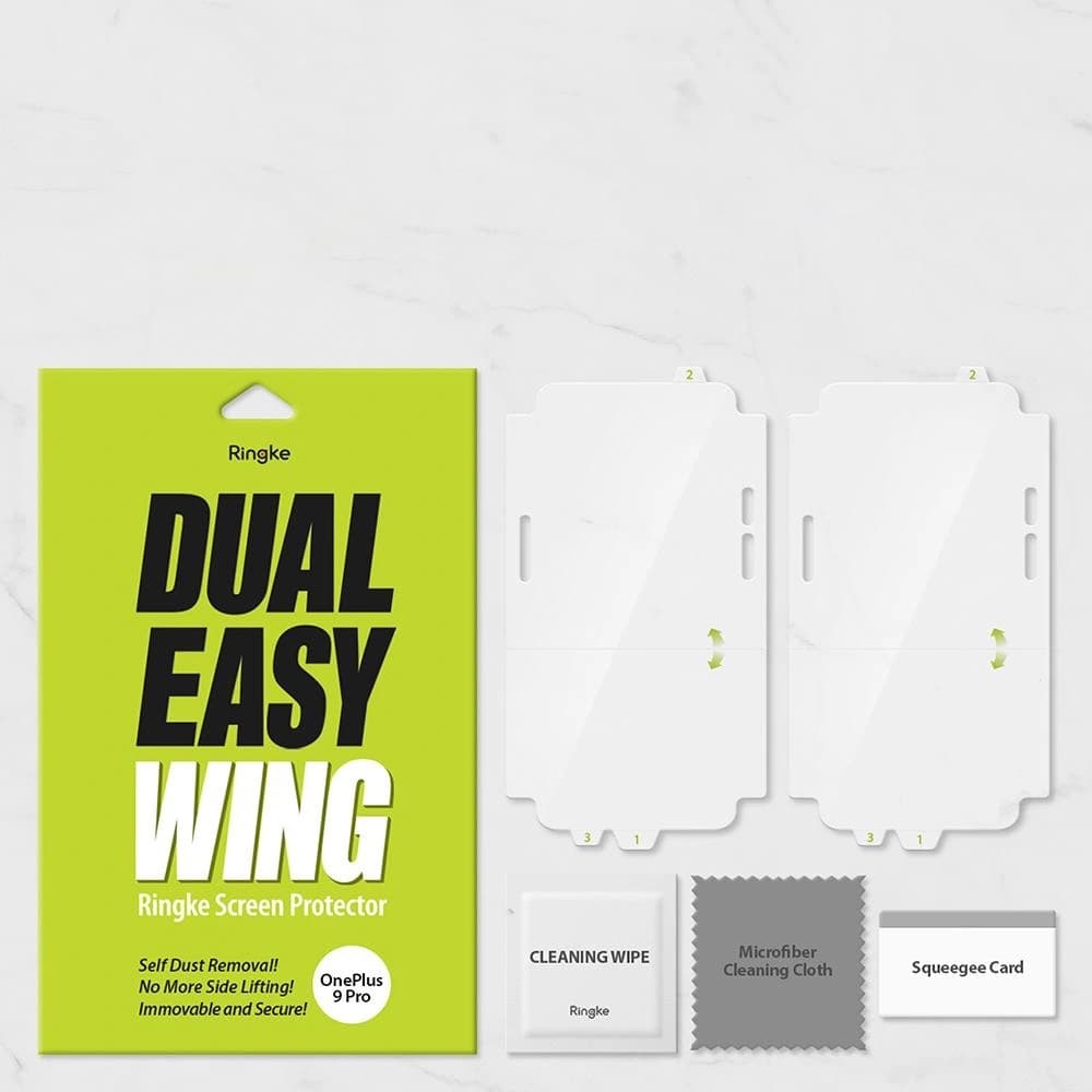 Ringke OnePlus Hydrogel-Folie Dual Easy Wing Full Cover 9 Pro [2 PACK] - 7