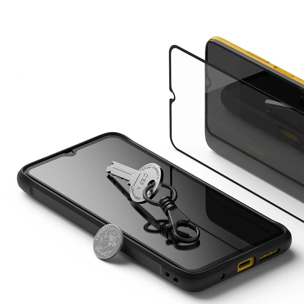 Ringke Gehärtetes Glas ID Glas Pocophone M3 Full Cover - 6