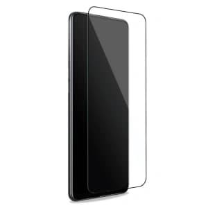 PURO Rahmen gehärtetes Glas Oppo A54 5G / A74 5G (schwarzer Rahmen)