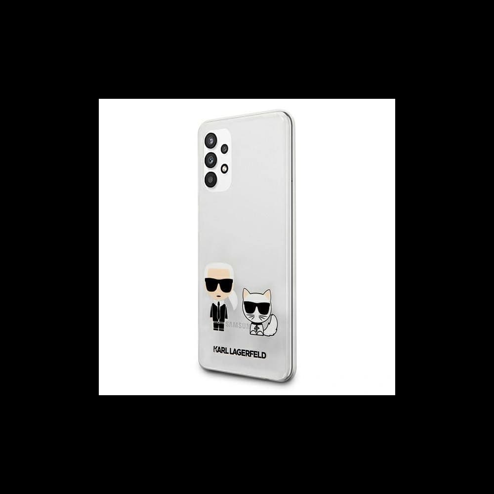 Karl Lagerfeld Samsung Tasche KLHCA32CKTR Galaxy A32 5G Hartschalenkoffer Transparent Karl & Choupette - 2