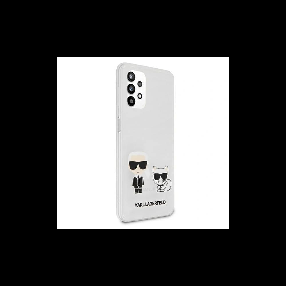 Karl Lagerfeld Samsung Tasche KLHCA32CKTR Galaxy A32 5G Hartschalenkoffer Transparent Karl & Choupette - 4