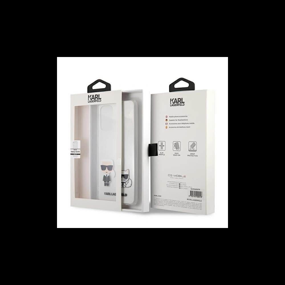Karl Lagerfeld Samsung Tasche KLHCA32CKTR Galaxy A32 5G Hartschalenkoffer Transparent Karl & Choupette - 8