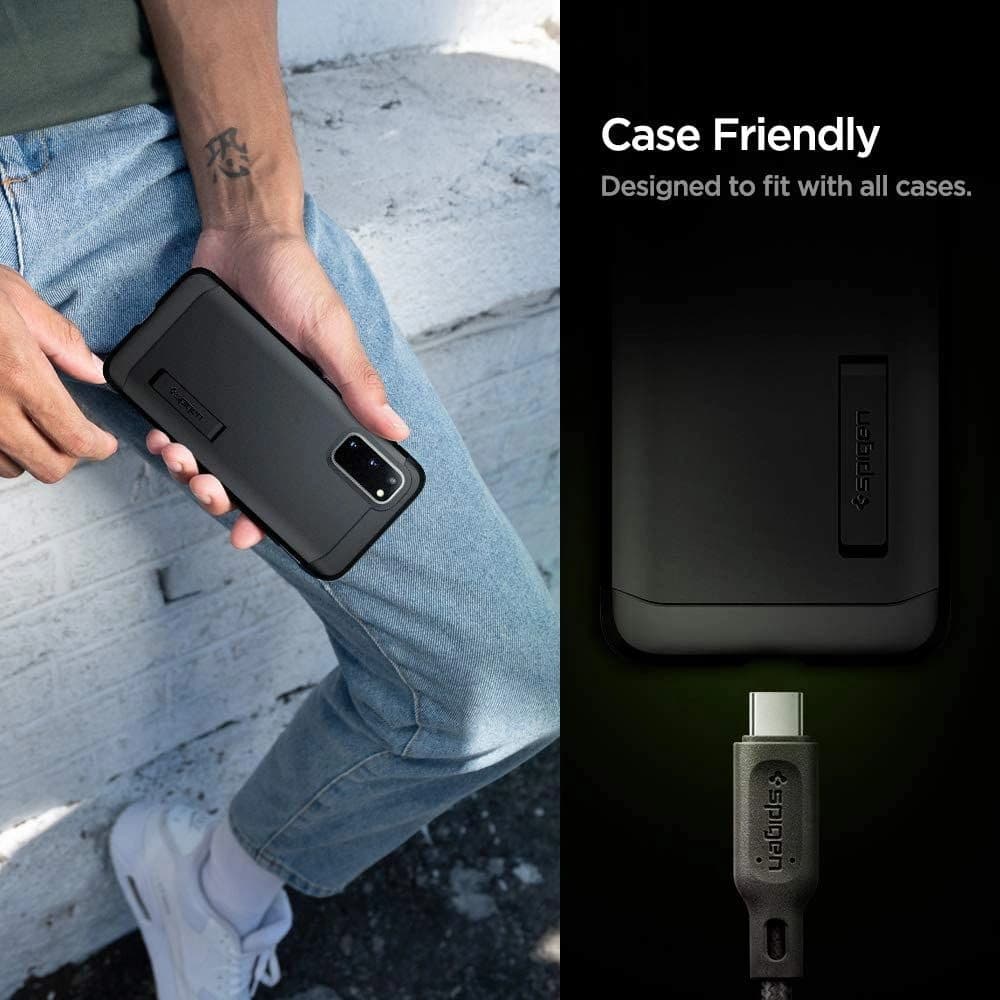 Spigen USB-C Kabel Essential C11C1 PD 60W QC3.0 150cm Gunmetal - 7