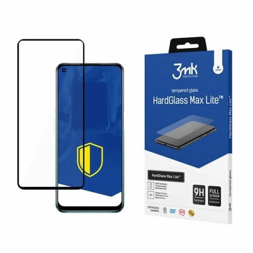 3MK Gehärtetes Glas HardGlass Max Lite Oppo A54 5G schwarz