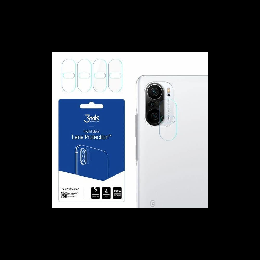 3MK Xiaomi Hybridglas für Kameraobjektiv Objektivschutz Mi 11i 5G [4 PACK] - 1