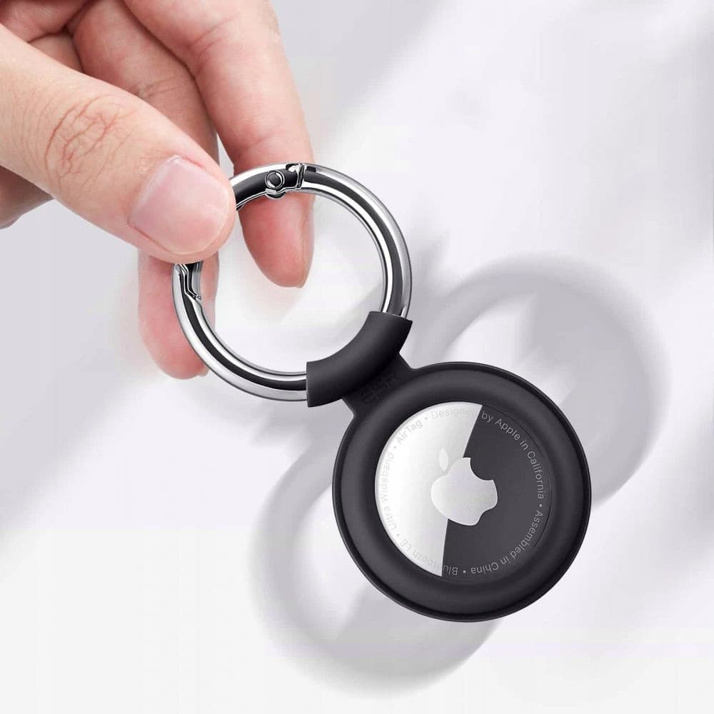 ESR Apple Silikonhülle Cloud AirTag Blau & Schwarz - 2