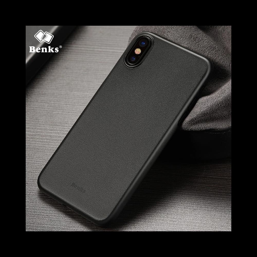 Case Benks Magic Lollipop iPhone XS/X 5.8 Solid Schwarz - 4