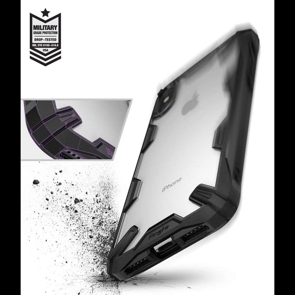 Ringke Fusion-X iPhone XS Max 6.5 Black - 4