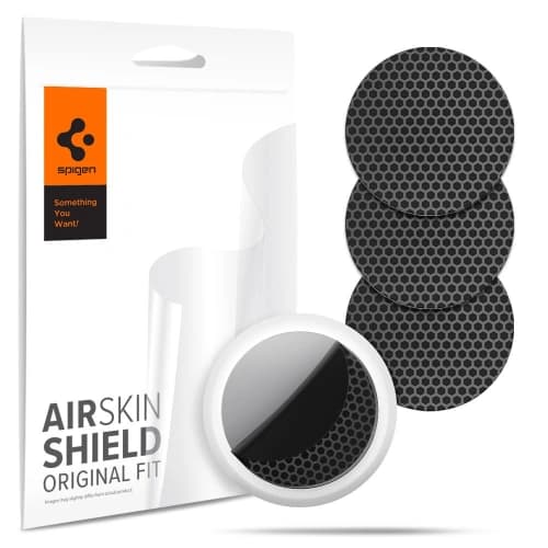 Spigen Airskin Apple AirTag Carbon Black [4+4 PACK]