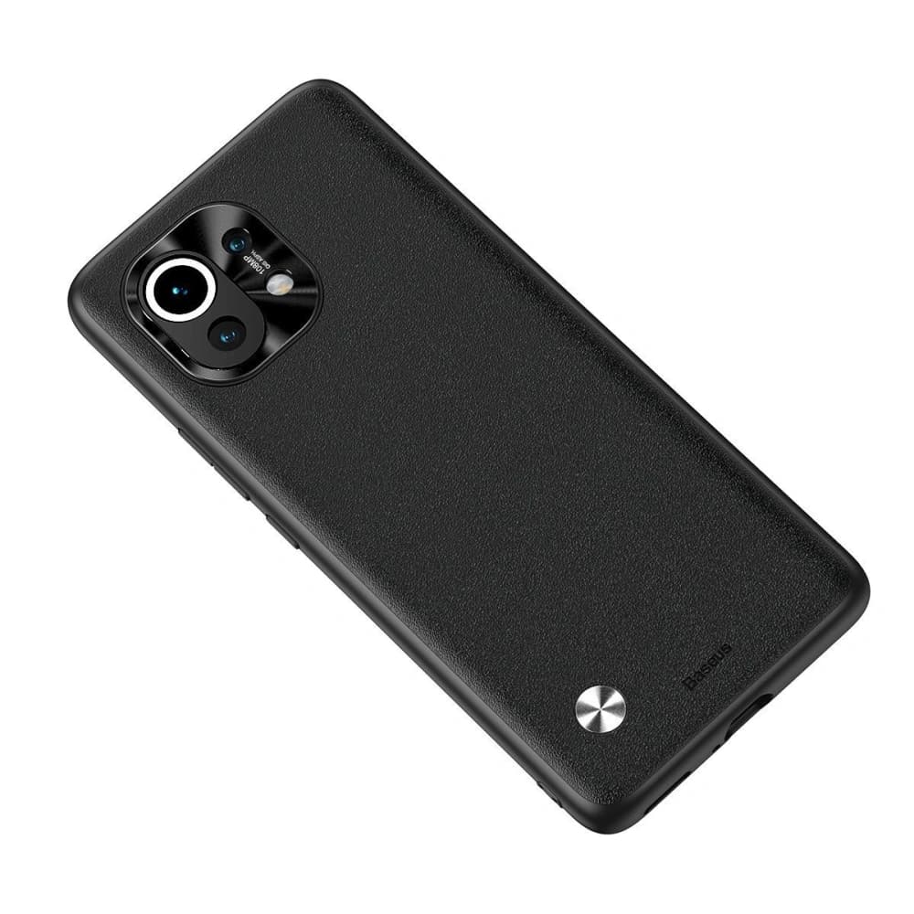 Baseus Xiaomi Case Alloy Leder Mi 11 (schwarz) - 3