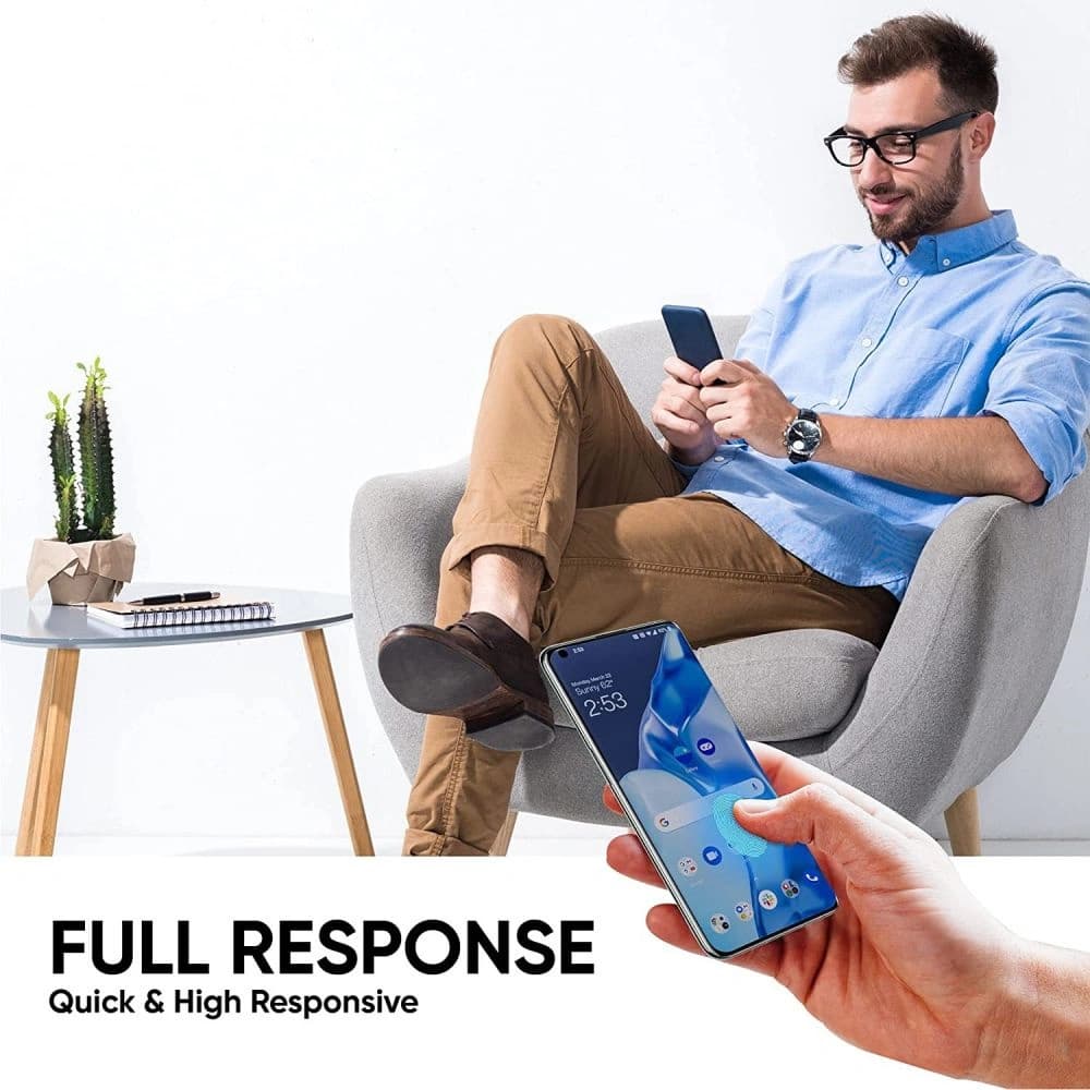 Whitestone Dome OnePlus Gehärtetes Glas mit UV-Kleber + Linsenkappe Glass 9 Pro [2+2 PACK] - 3