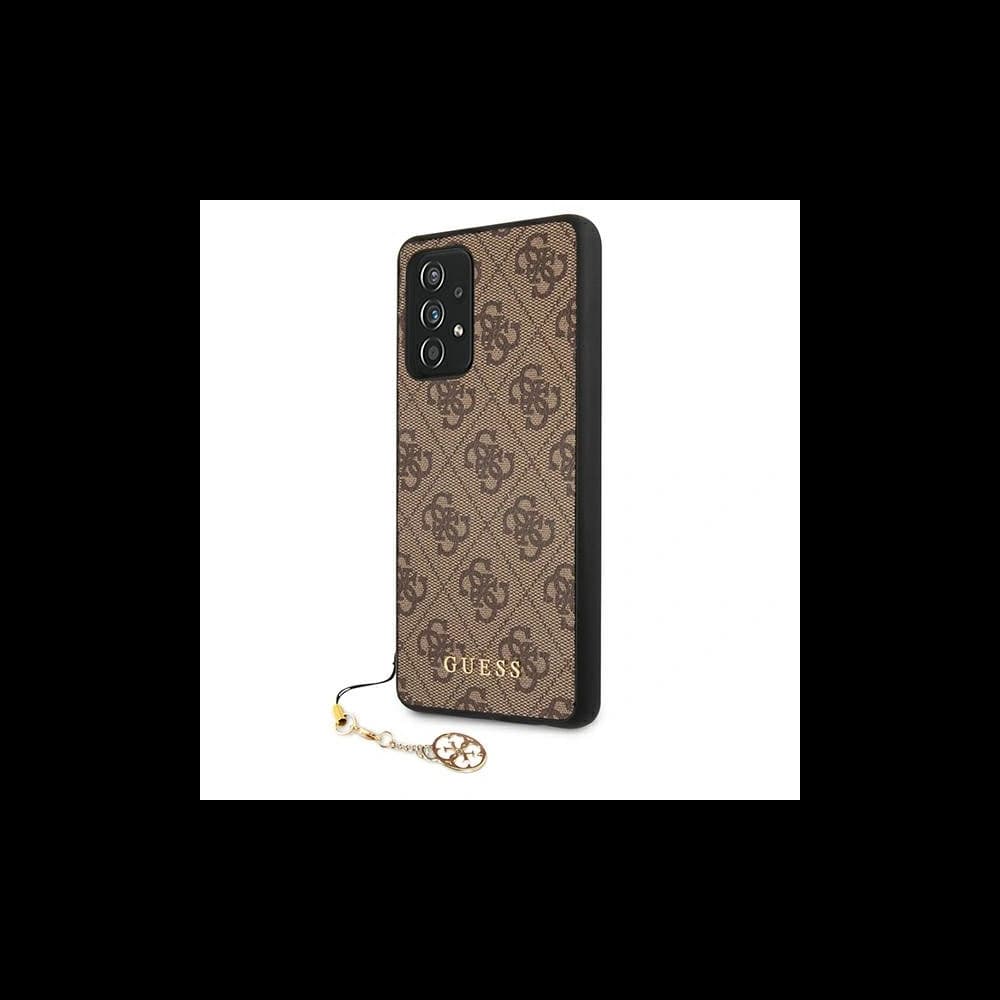 Guess GUHCA72GF4GBR Samsung Galaxy A72 brown hard case 4G Charms Collection - 2