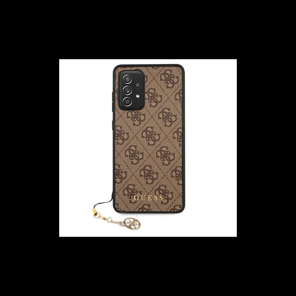 Guess GUHCA72GF4GBR Samsung Galaxy A72 brown hard case 4G Charms Collection - 3