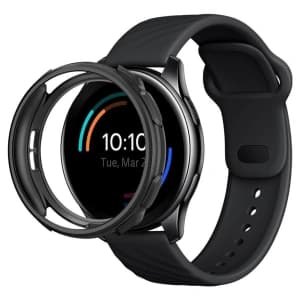 Spigen OnePlus Gehäuse Liquid Air Watch Mattschwarz