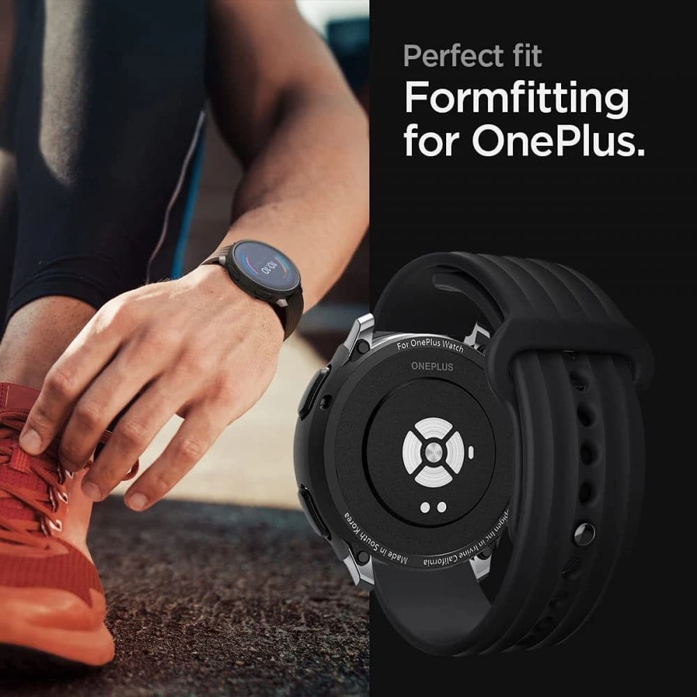 Spigen OnePlus Gehäuse Liquid Air Watch Mattschwarz - 13