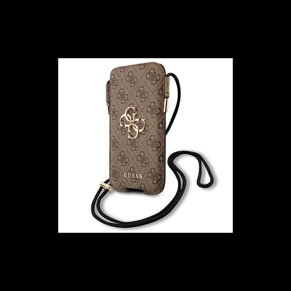 Guess GUHCP12L4GPSBR 6.7 inch brown 4G Metal Logo - 1