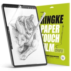 Ringke Apple Foil Paper Touch Film Soft iPad Pro 12.9 2018/2020/2021 (3., 4. und 5. Generation) [2 PACK]