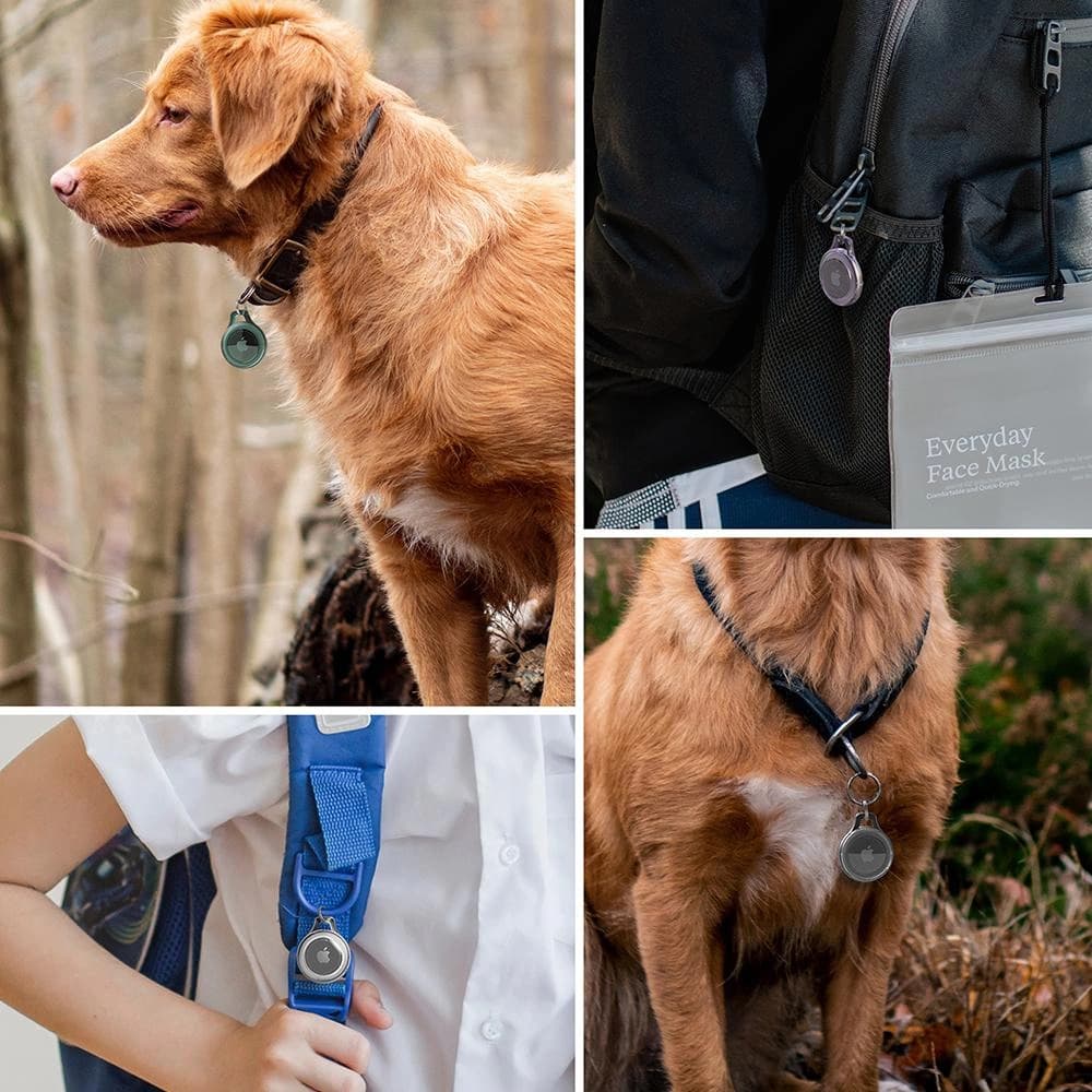 Ringke Slim Apple AirTag Clear [4 PACK] - 10