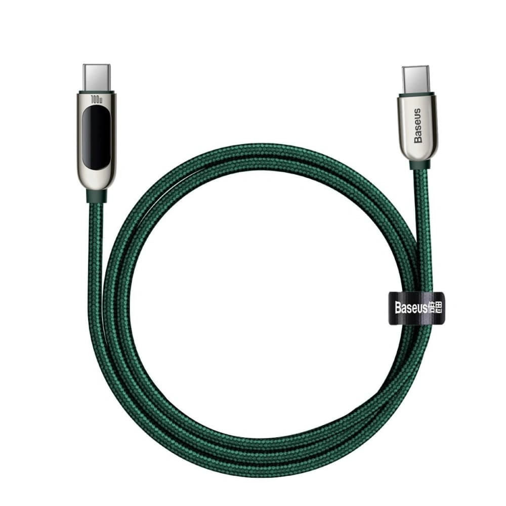 Baseus Display Cable USB-C to USB-C 100W 1m (green) - 2