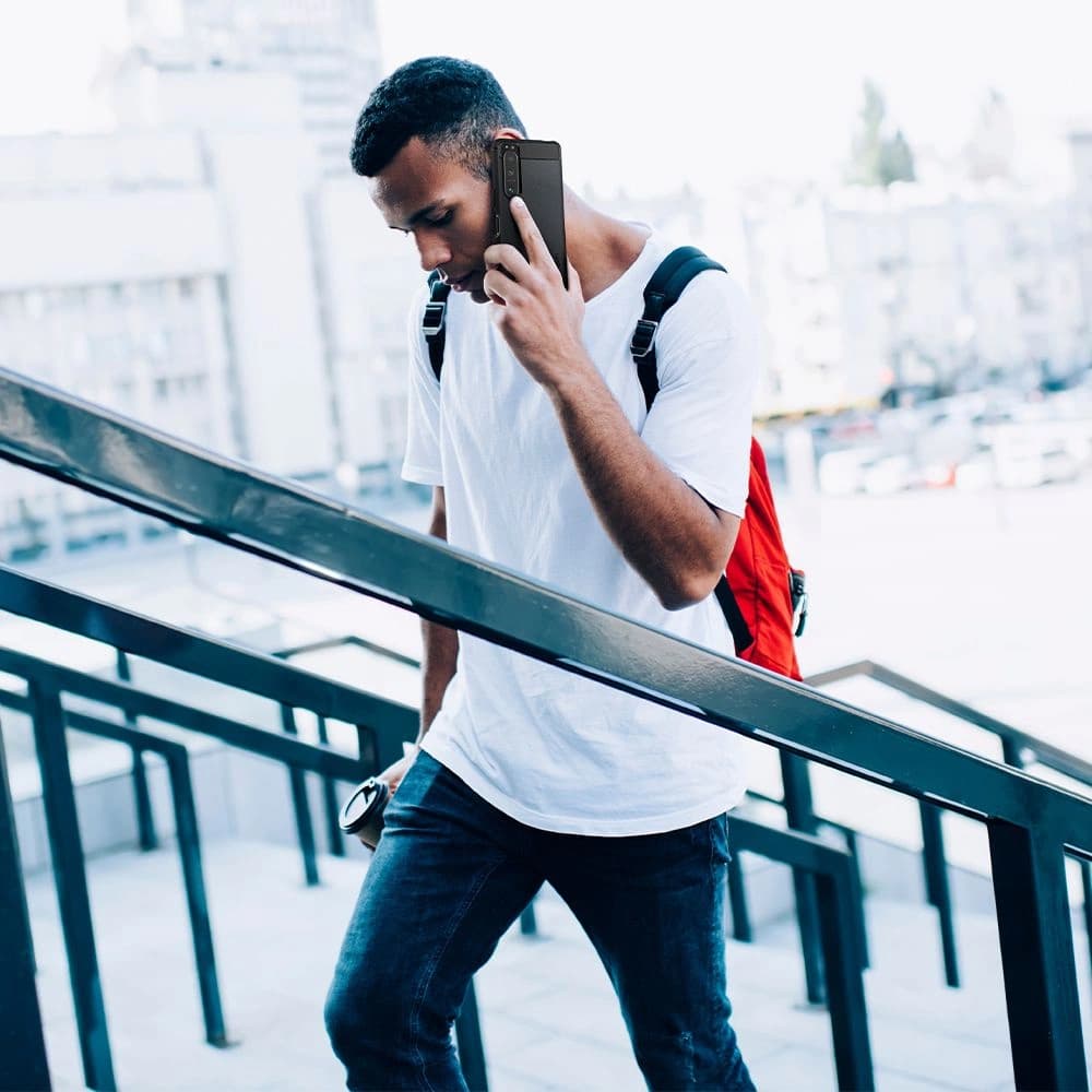 Spigen Tasche Rugged Armor Sony Xperia 5 III Mattschwarz - 12