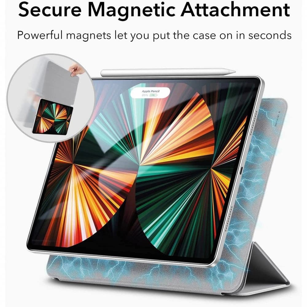 ESR Apple Tasche Rebound Magnetic iPad Pro 12.9 2020/2021 (2. und 3. Generation) Silber Grau - 6