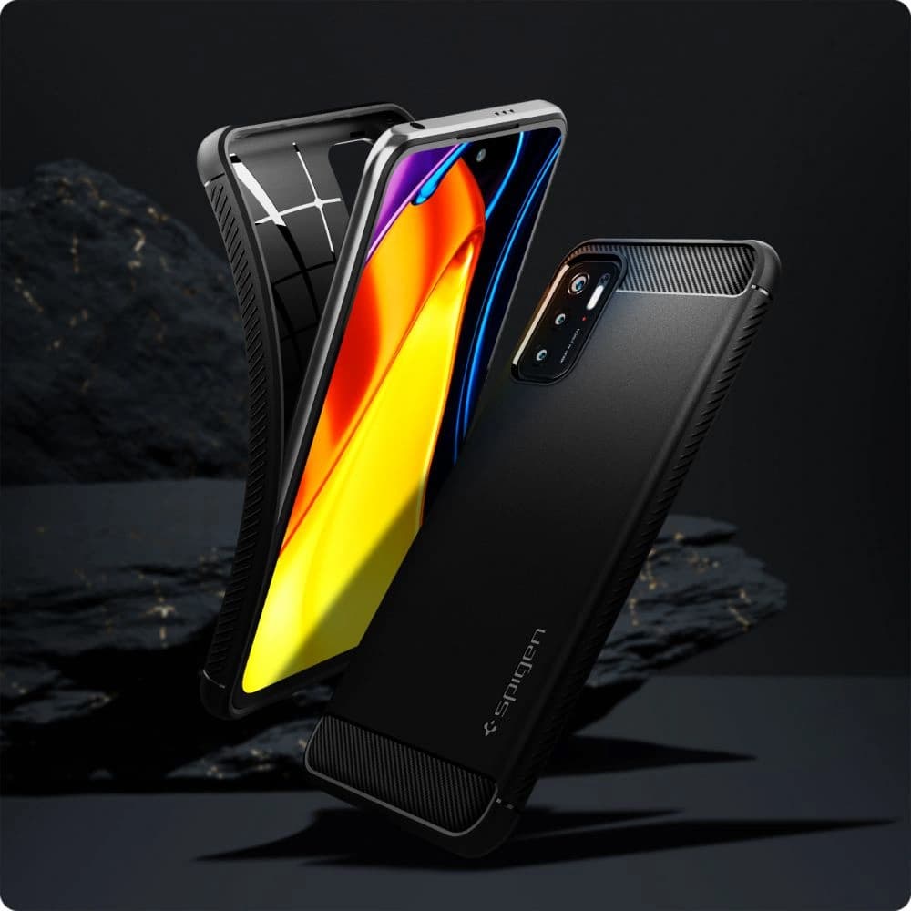 Spigen Rugged Armor Pocophone M3 Pro 5G/Redmi Note 10 5G Matte Black - 9