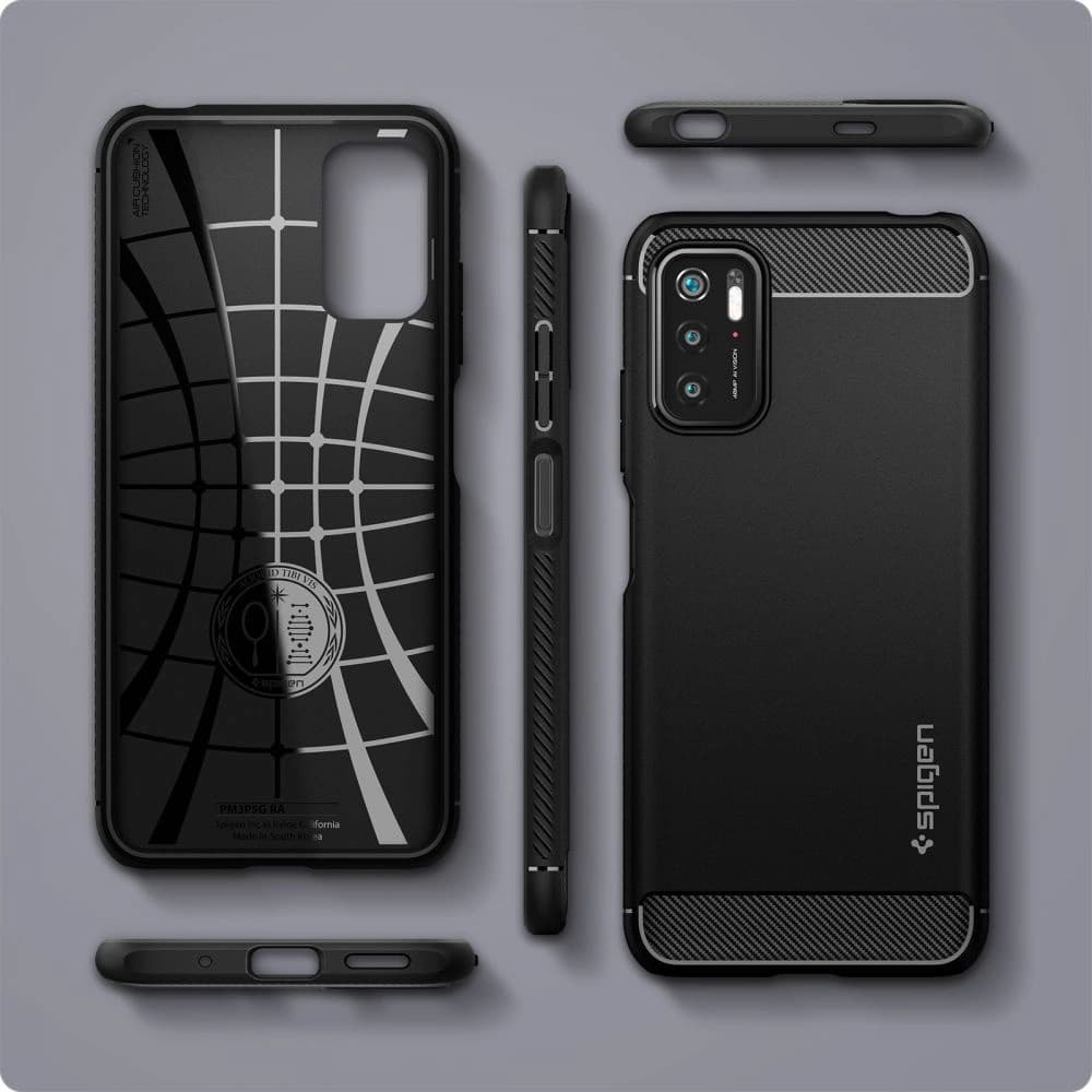 Spigen Rugged Armor Pocophone M3 Pro 5G/Redmi Note 10 5G Matte Black - 12