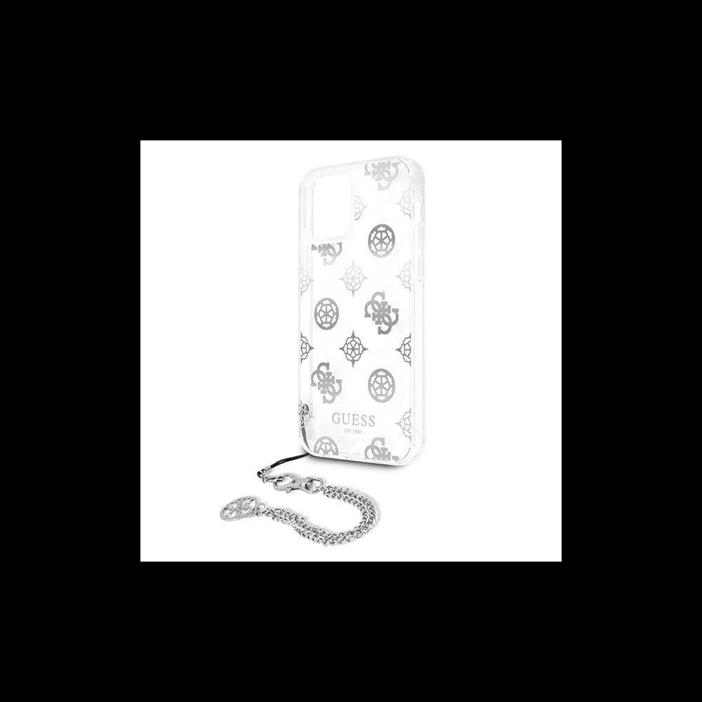 Guess Apple Tasche GUHCP12LKSPESI iPhone 12 Pro Max silber/silberne Hartschale Peony Chain Collection - 6