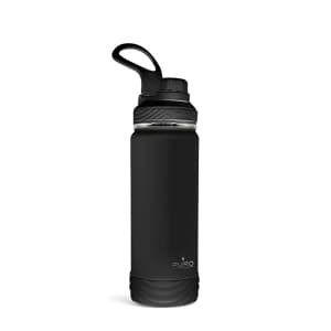 PURO Outdoor-Edelstahl-Thermoflasche 500 ml (Schwarz)