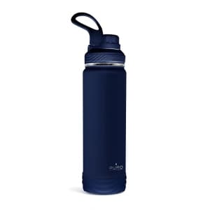 PURO Outdoor-Edelstahl-Thermoflasche 750 ml (Dunkelblau)