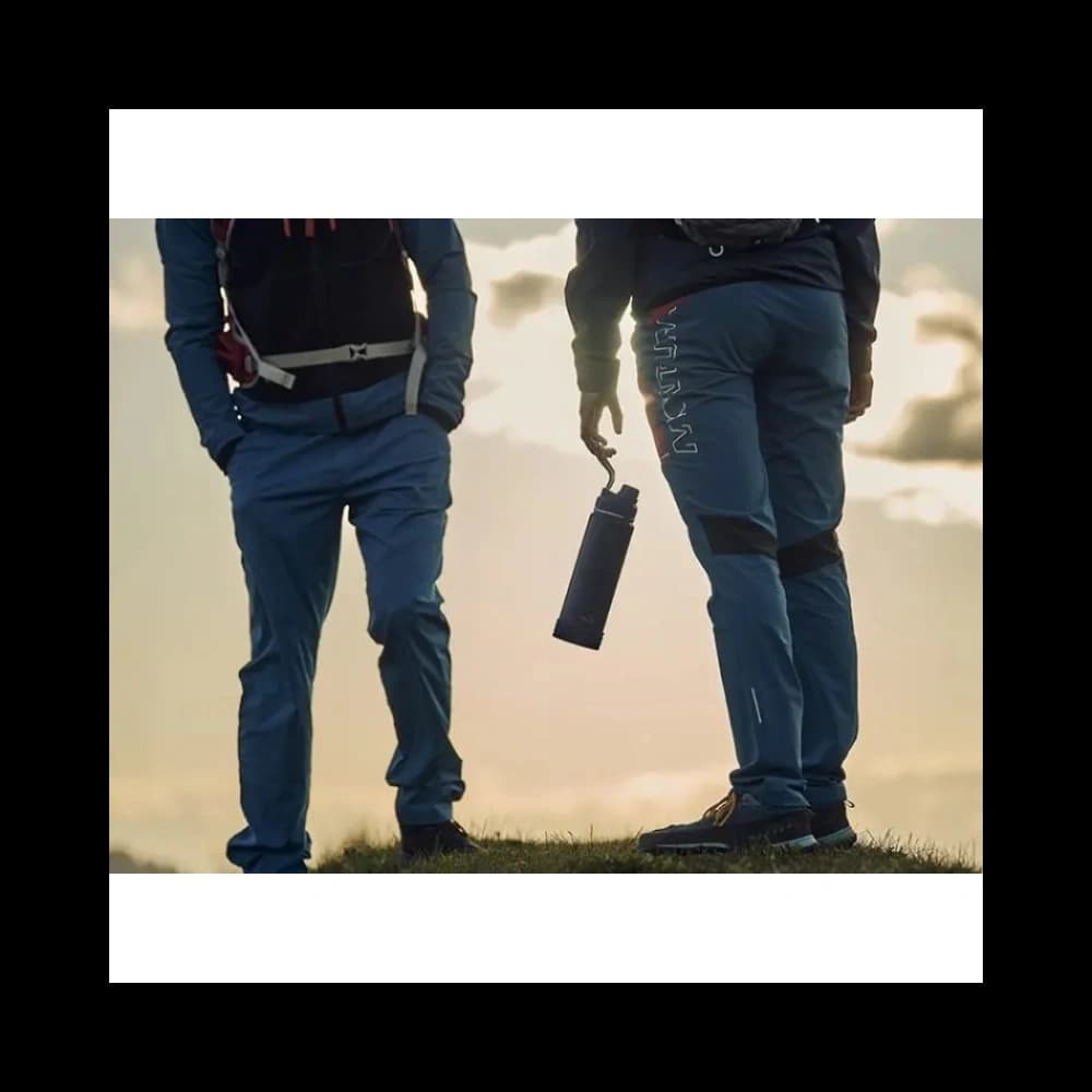 PURO Outdoor-Edelstahl-Thermoflasche 750 ml (Hellgrau) - 6