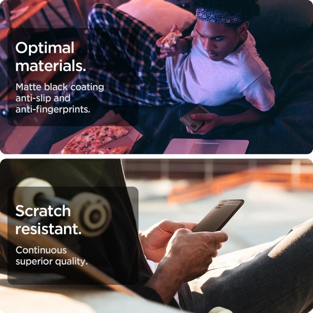 Spigen Rugged Armor Samsung Galaxy A22 5G Matte Black - 7