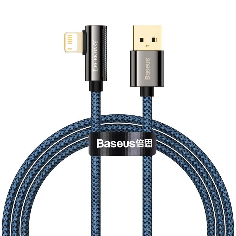 Cable USB to Lightning Baseus Legend Series, 2.4A, 1m (blue) - 1