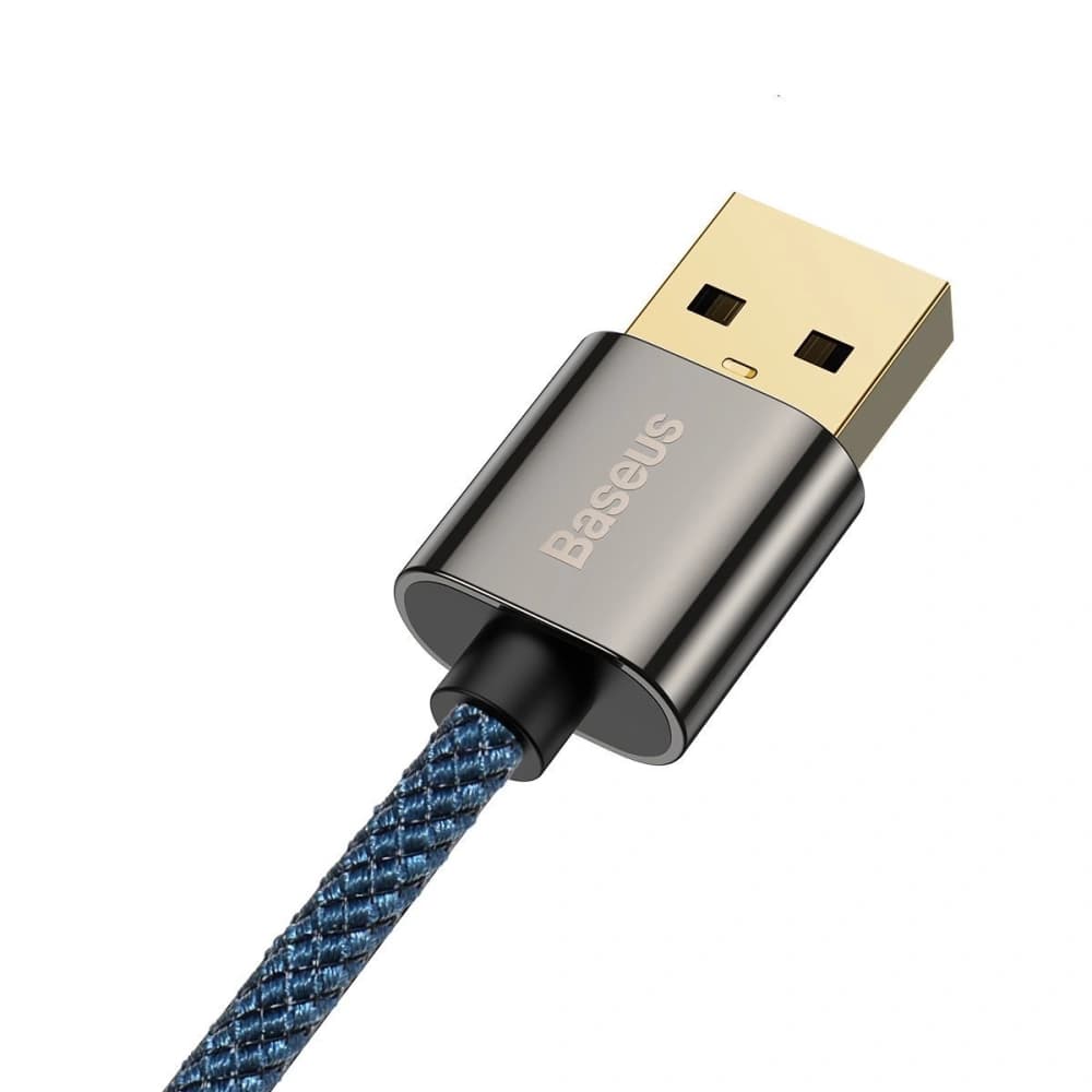 Baseus USB-zu-USB-C-Winkelkabel Legend Series, 66W, 1m (blau) - 2