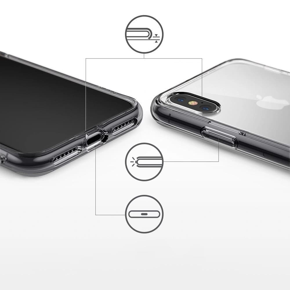 Case Ringke Fusion iPhone XS/X 5.8 Klar - 3
