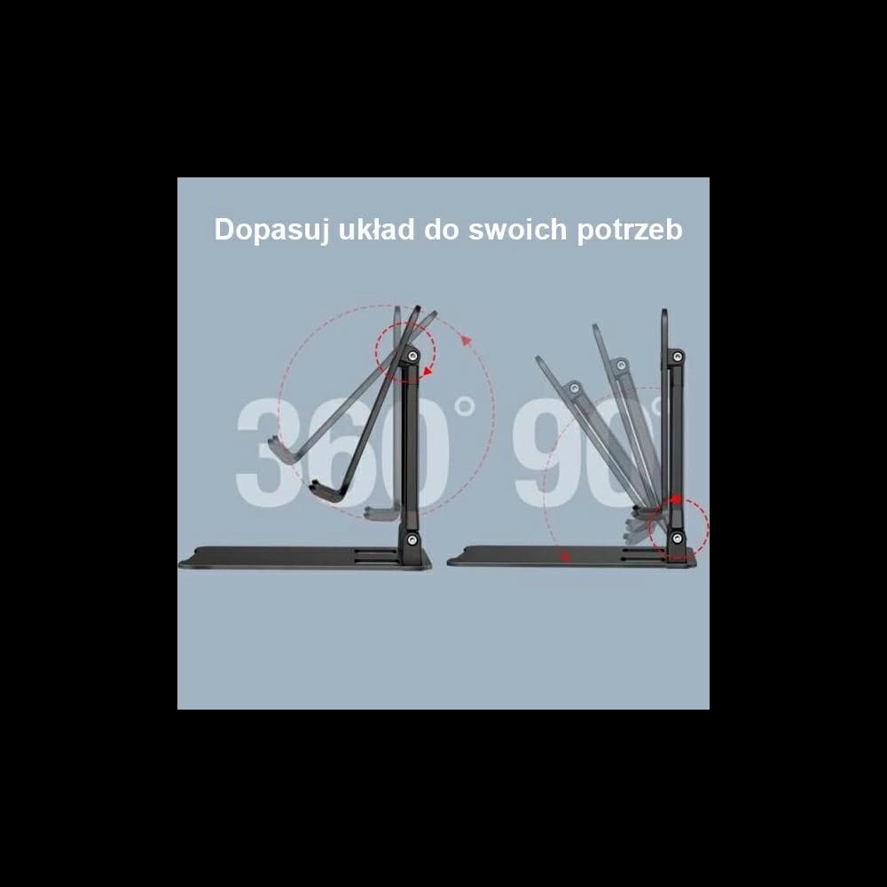 AWEI Tischhalterung X23 schwarz/schwarz - 4