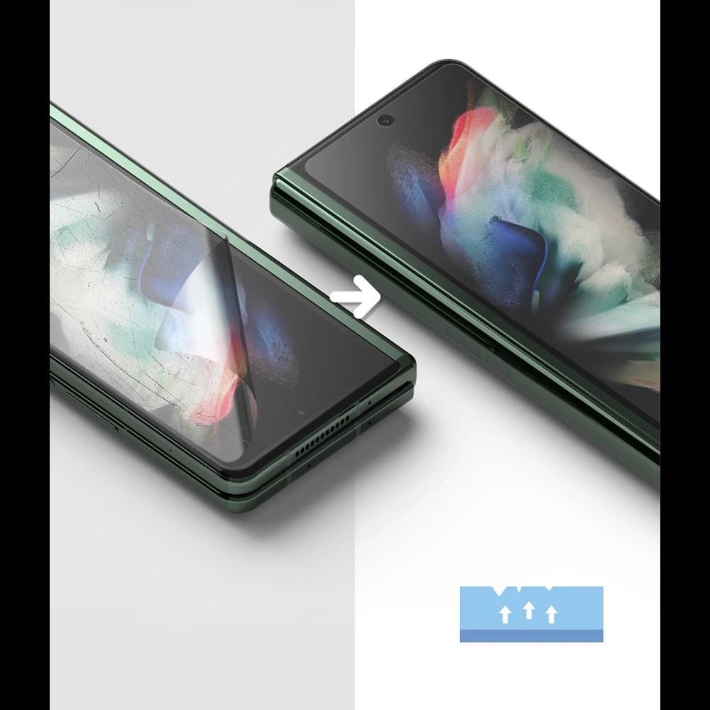 Folie Ringke Invisible Defender Samsung Galaxy Z Fold 3 [2 PACK] - 4