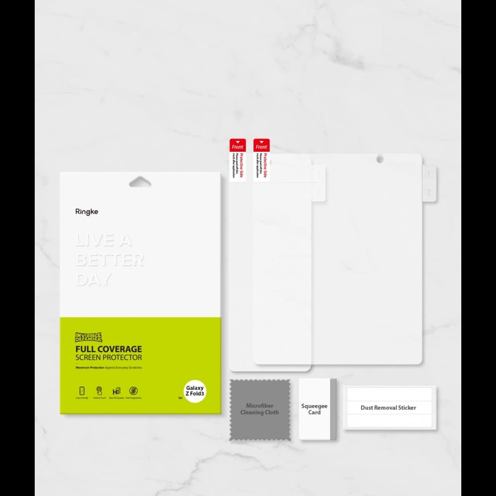 Folie Ringke Invisible Defender Samsung Galaxy Z Fold 3 [2 PACK] - 10