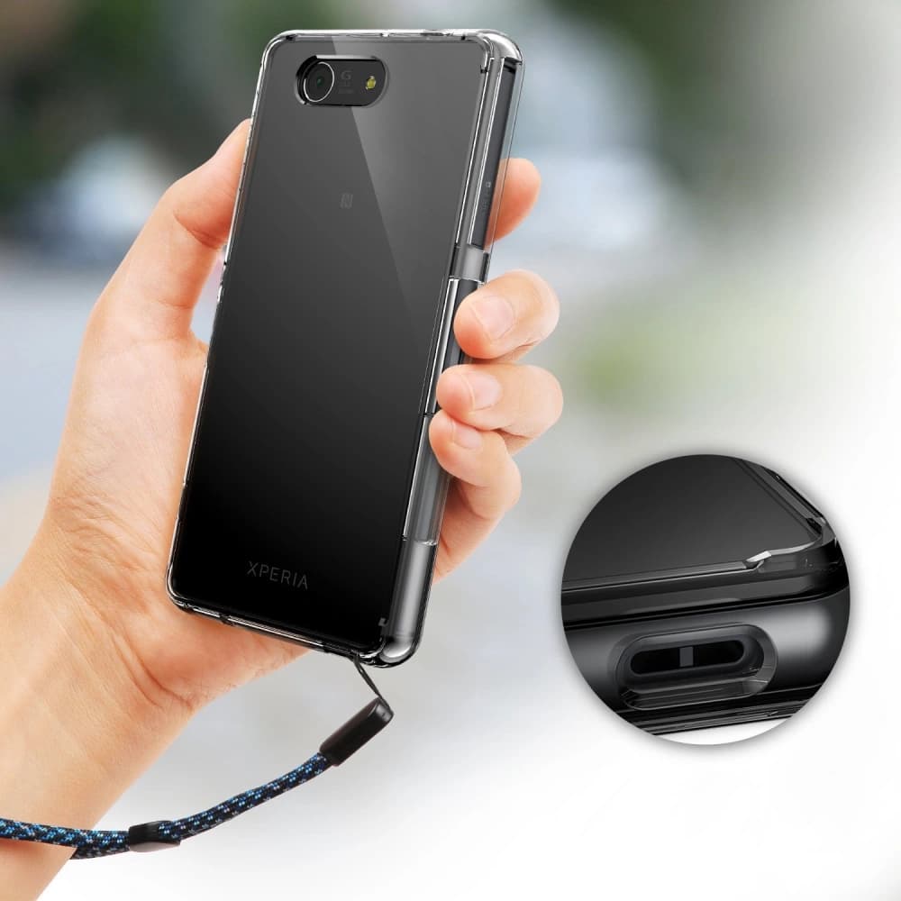 Case Ringke Fusion Sony Xperia Z3 Compact Smoke Black - 6