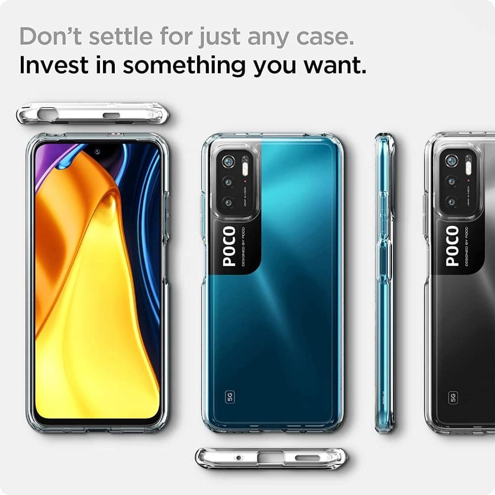 Case Spigen Ultra Hybrid Pocophone M3 Pro 5G/Redmi Note 10 5G Crystal Clear - 8