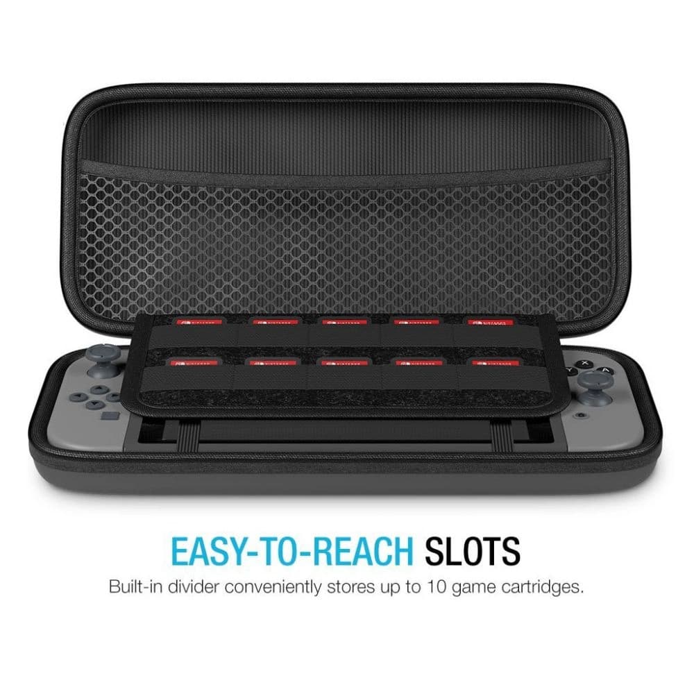 Case Tech-Protect Hardpouch Nintendo Switch Schwarz - 6