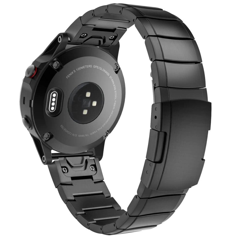 Tech-Protect Steelband Garmin Fenix 5/6/6 Pro/7 Black - 1