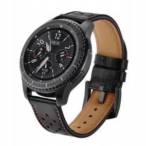 Tech-Protect Leder Samsung Gear S3 Schwarz